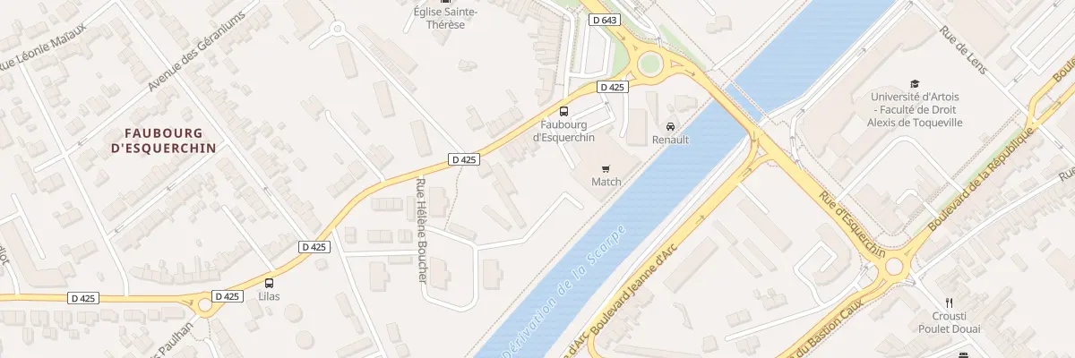 Plan du 43 Rue Guynemer à Douai