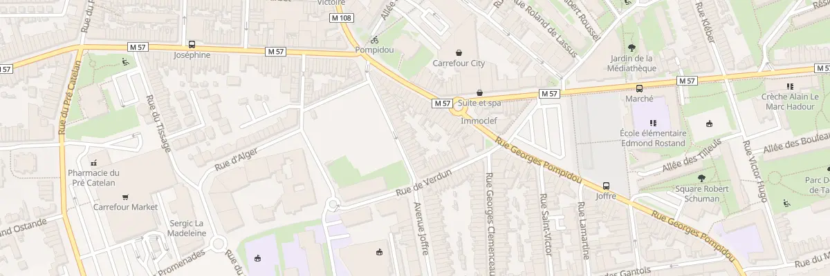 Plan du 27 Av Joffre à La Madeleine