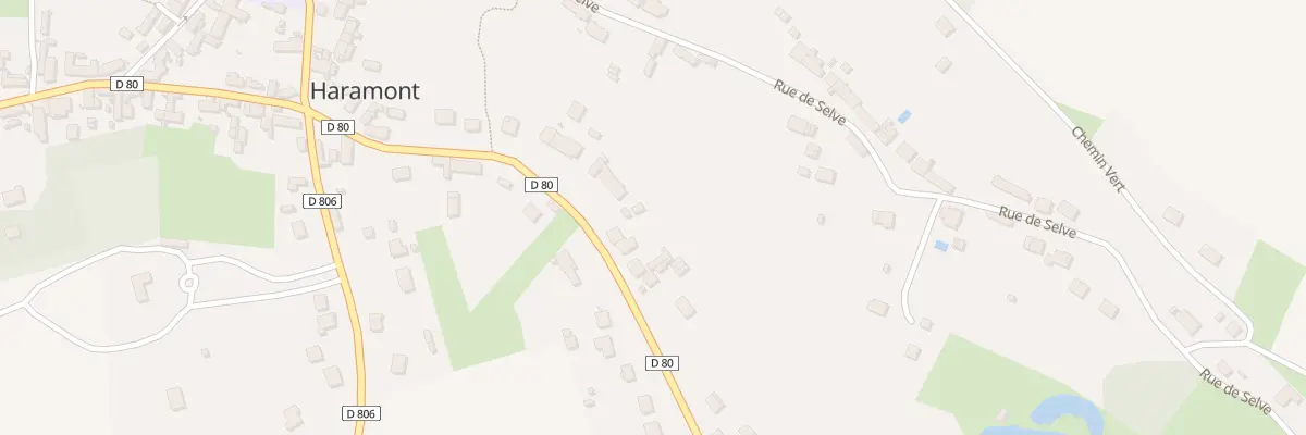 Plan du 21 Rte de Villers à Haramont