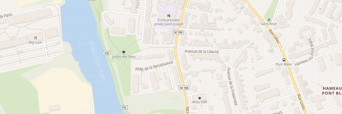 Plan du 84 Rue de Lille à Marquette-lez-Lille