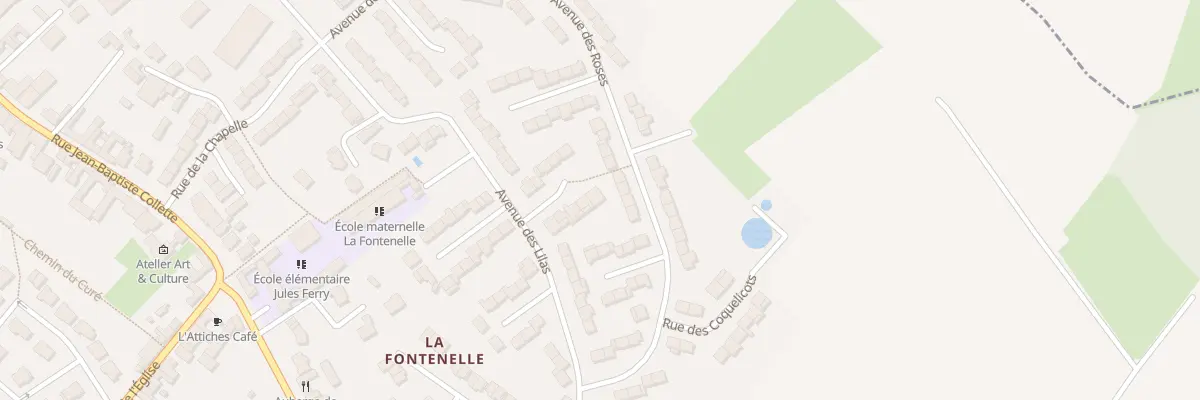 Plan du 10 Rue des Primevères à Attiches