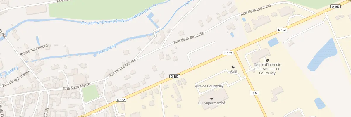 Plan du 35 Rte de Sens à Courtenay