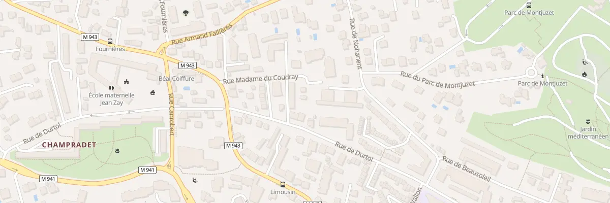 Plan du 44 Rue de Durtol à Clermont-Ferrand