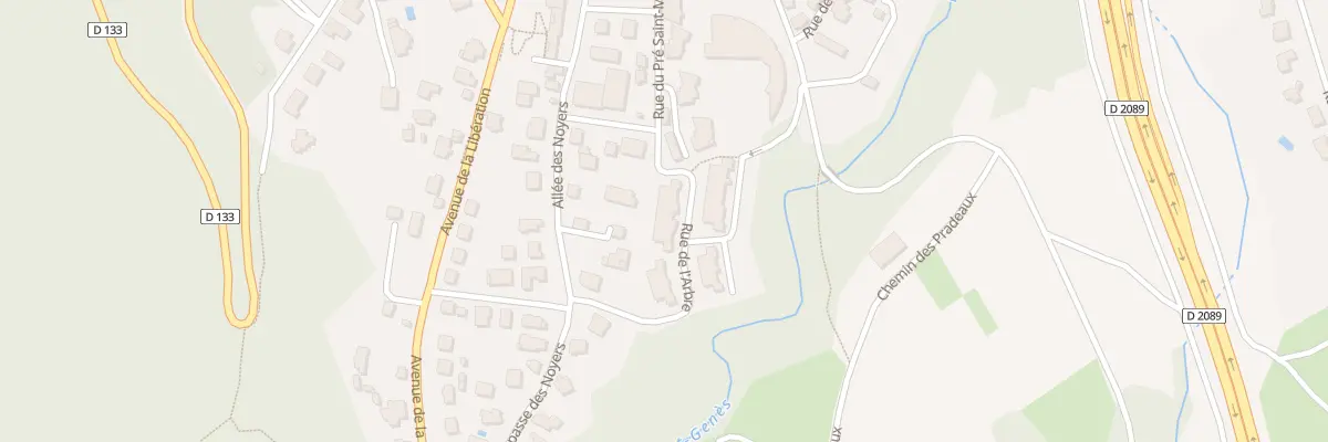 Plan du 10 Rue de l’Arbre à Ceyrat