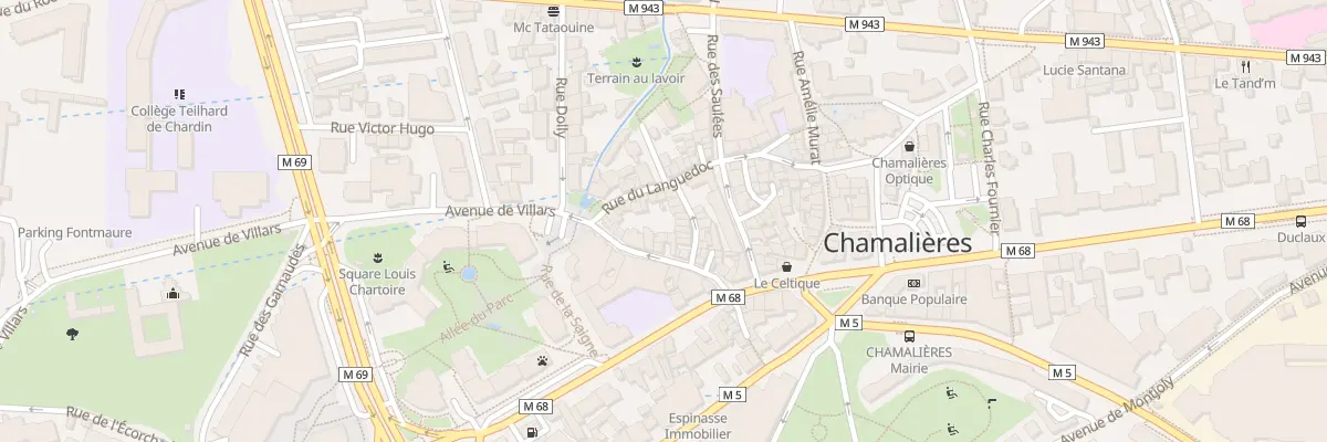 Plan du 6 Rue de Jemmapes à Chamalières