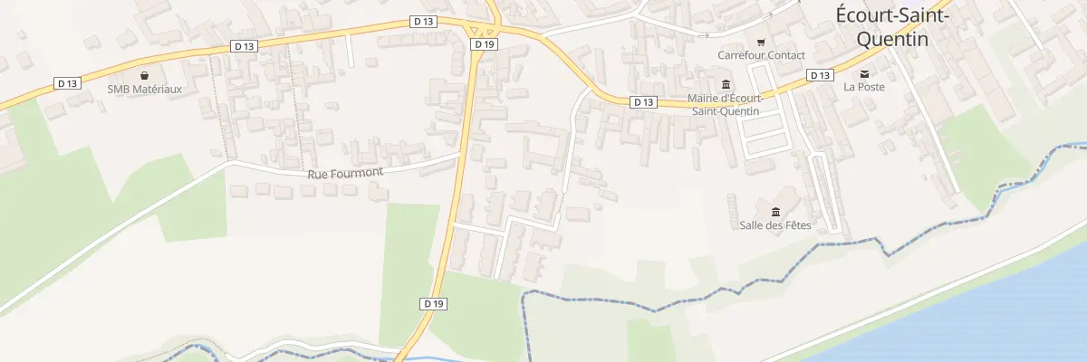 Plan du 8 Rue Henri Barbusse à Écourt-Saint-Quentin