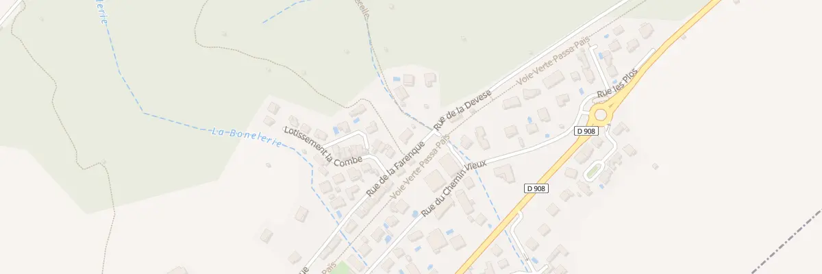 Plan du 7B Rue de la Farenque au Poujol-sur-Orb
