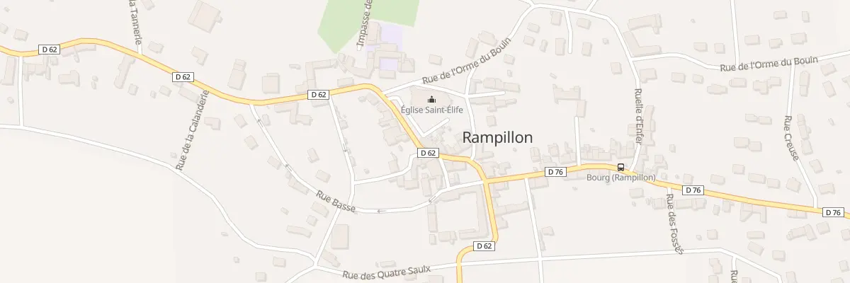 Plan du 1 Rue de la Commanderie à Rampillon