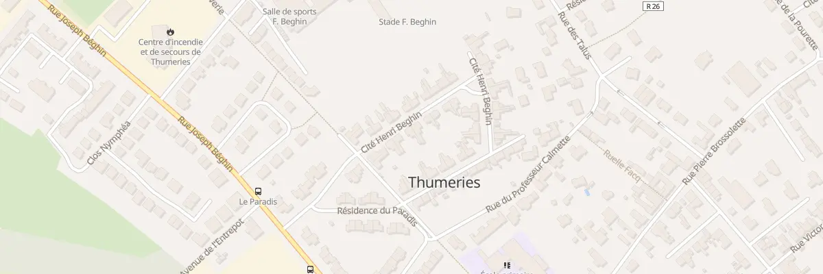 Plan du 17 Cité Henri Béghin à Thumeries