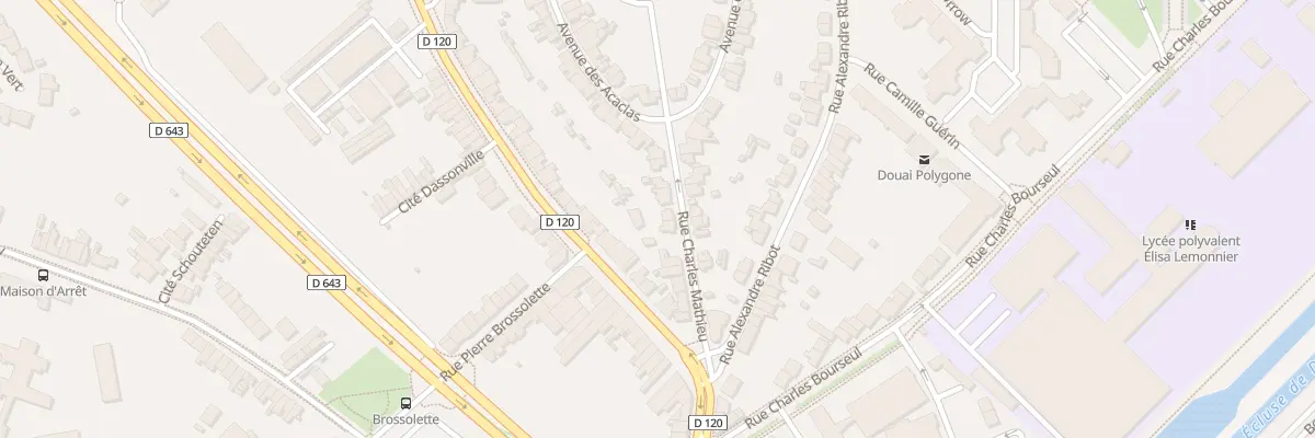 Plan du 97 Rue Charles Mathieu à Douai