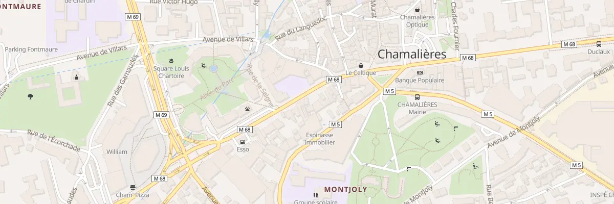 Plan du 61 Av de Royat à Chamalières