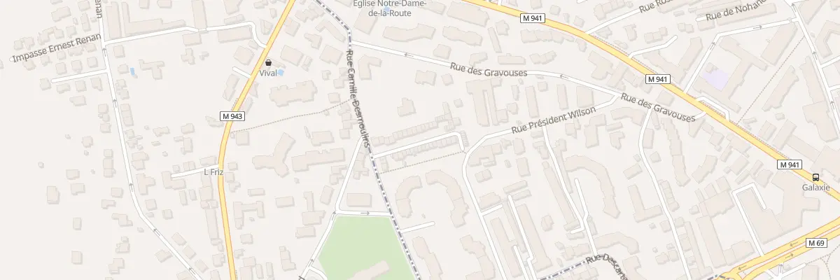 Plan du 22 Rue Camille Desmoulins à Clermont-Ferrand