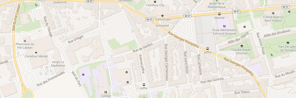 Plan du 21 Rue de Verdun à La Madeleine