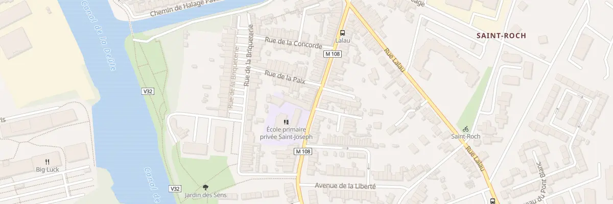 Plan du 58 Rue de Lille à Marquette-lez-Lille