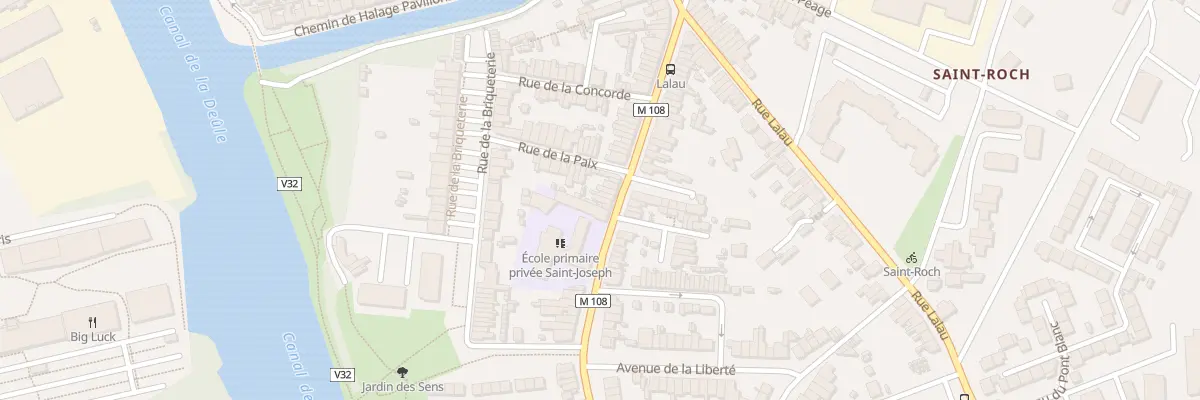 Plan du 56 Rue de Lille à Marquette-lez-Lille
