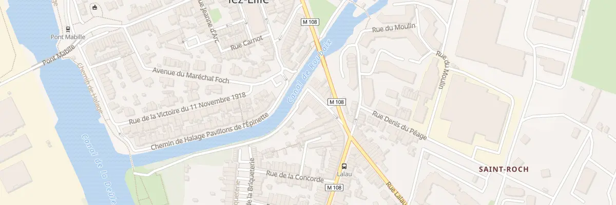 Plan du 50 Rue Henri Peters à Marquette-lez-Lille