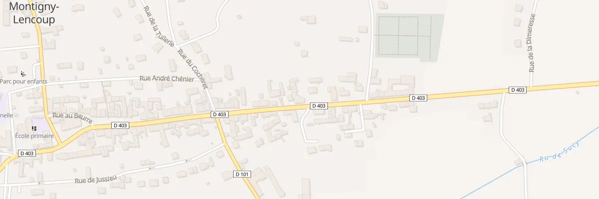 Plan du 37 Grande Rue à Montigny-Lencoup