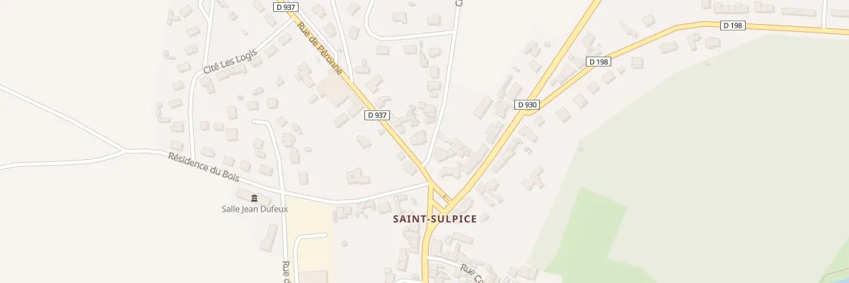 Plan du 2 Rue de Péronne à Ham