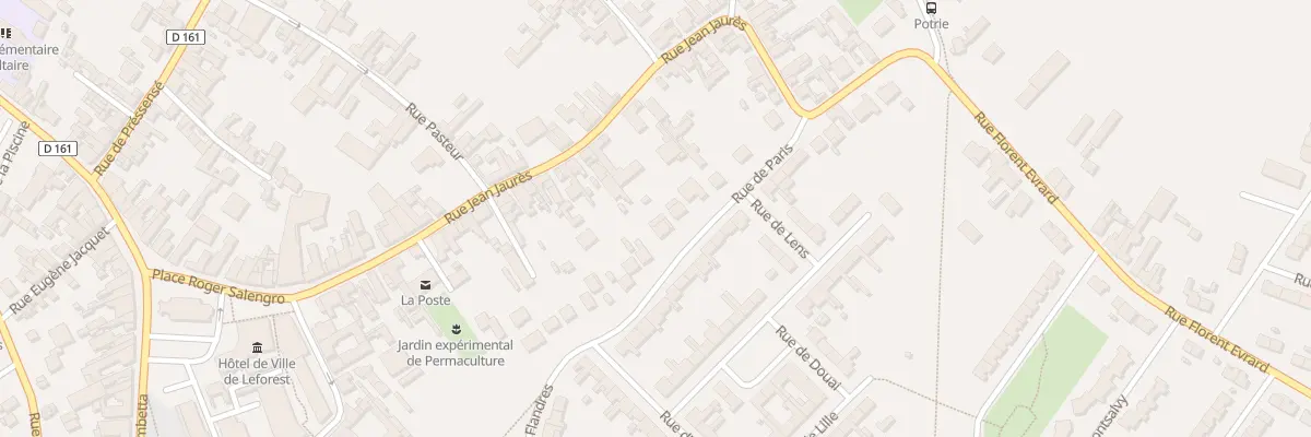 Plan du 14B Rue de Paris à Leforest