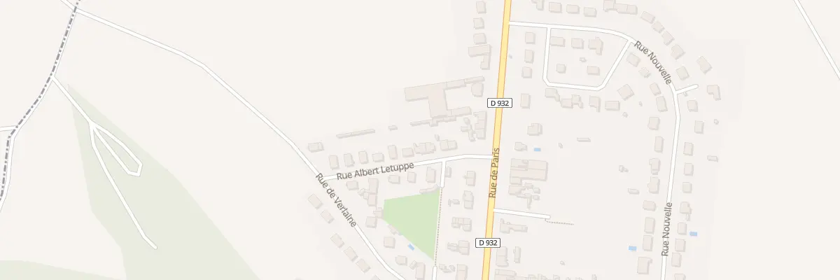 Plan du 8 Rue Albert Letuppe à Muille-Villette