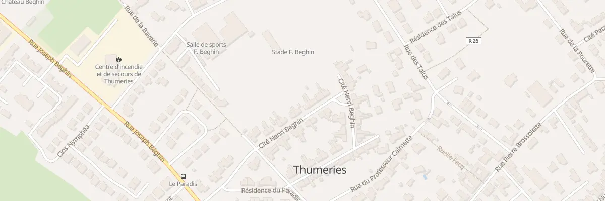 Plan du 9 Cité Henri Béghin à Thumeries