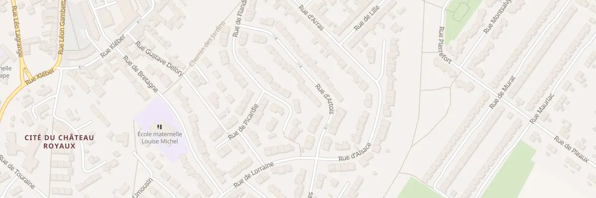 Plan du 10 Rue des Flandres à Leforest