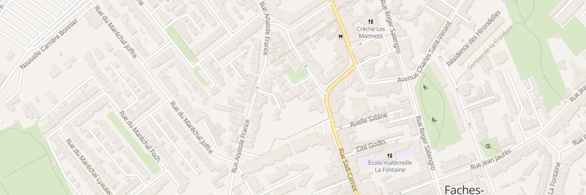 Plan du 5 Rue Louis Despature à Faches-Thumesnil