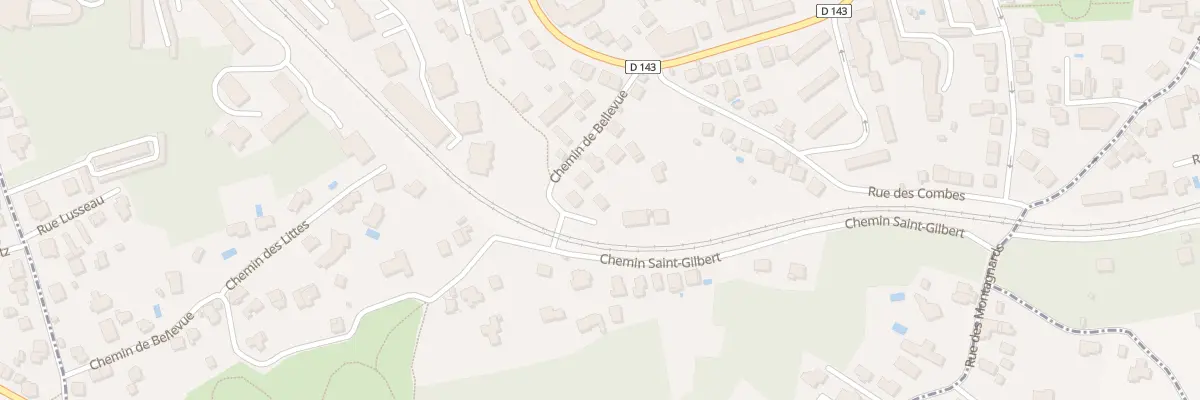 Plan du 15 Che de Bellevue à Chamalières