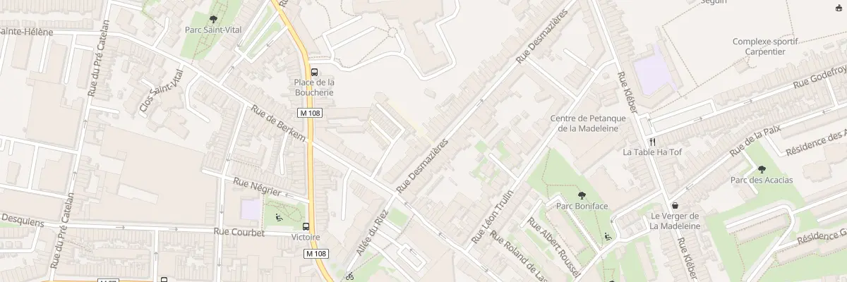 Plan du 21 Rue Desmazières à La Madeleine
