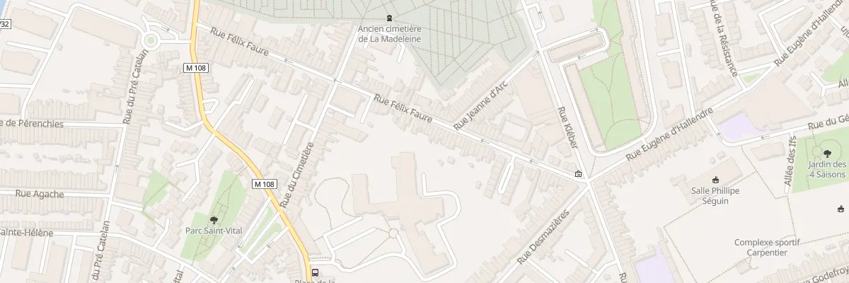 Plan du 68 Rue Félix Faure à La Madeleine