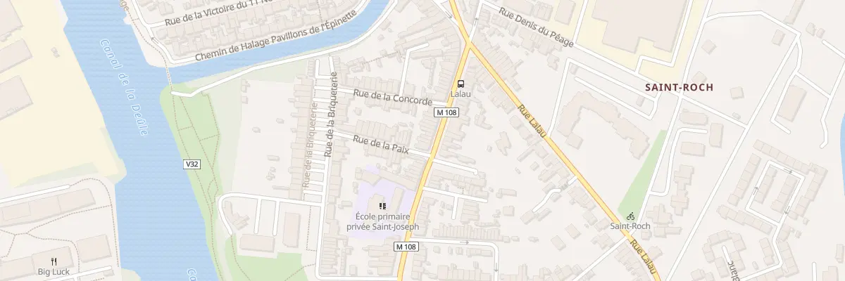 Plan du 44 Rue de Lille à Marquette-lez-Lille