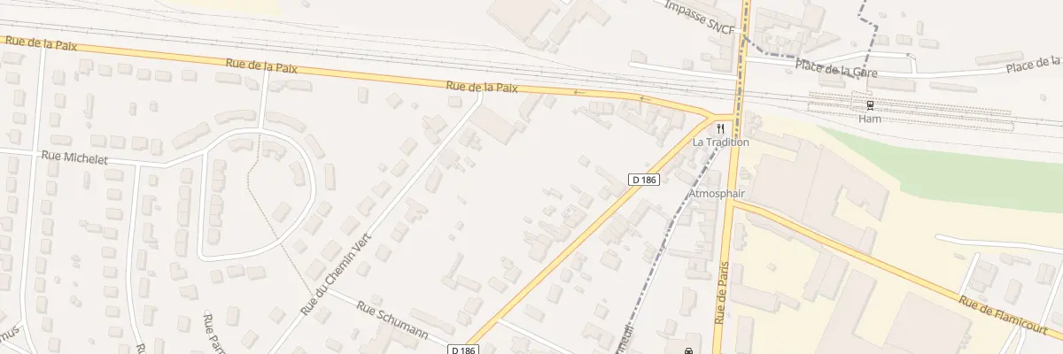 Plan du 16 Rue Jean Moulin à Eppeville