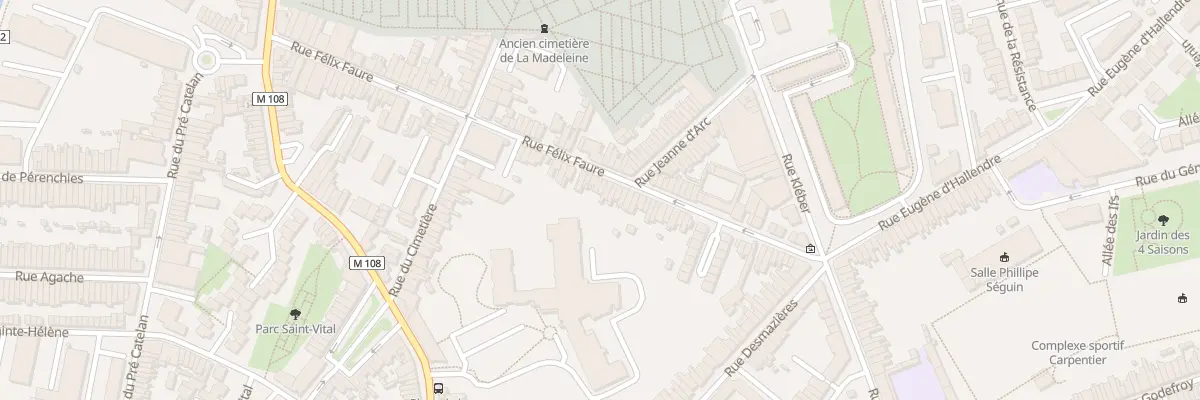 Plan du 66 Rue Félix Faure à La Madeleine