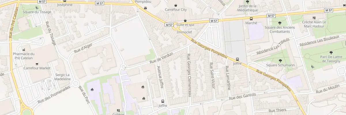 Plan du 15 Rue de Verdun à La Madeleine