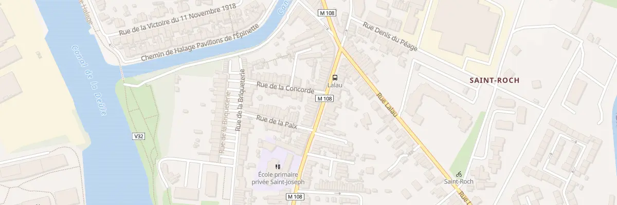 Plan du 32 Rue de Lille à Marquette-lez-Lille