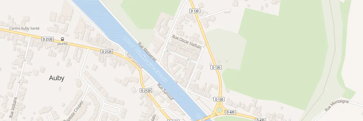 Plan du 17 Rue Alphonse d’Ennetiere à Auby