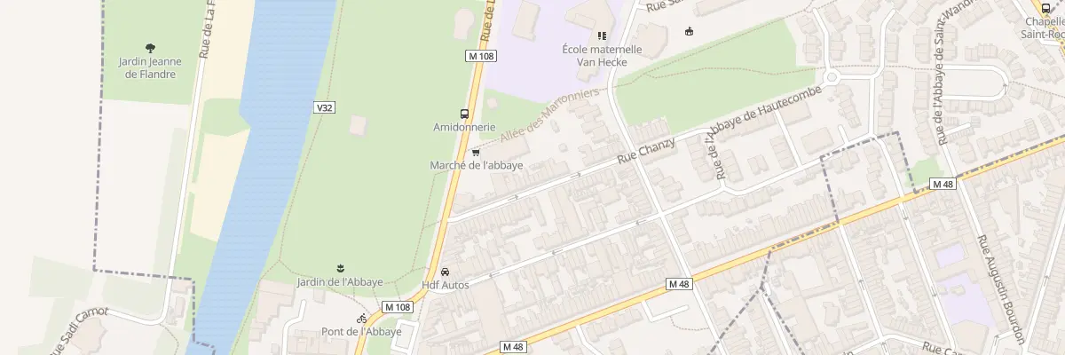 Plan du 7 Rue Chanzy à Marquette-lez-Lille