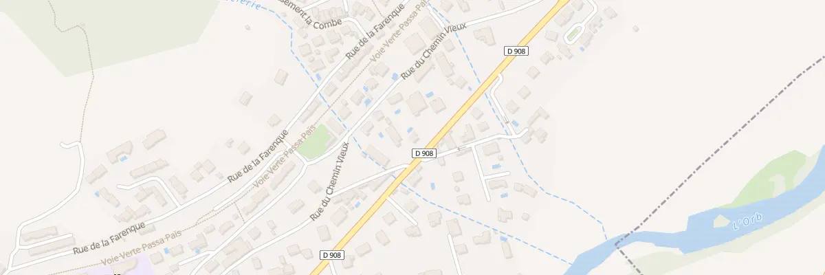 Plan du 39 Rue des Pountils au Poujol-sur-Orb