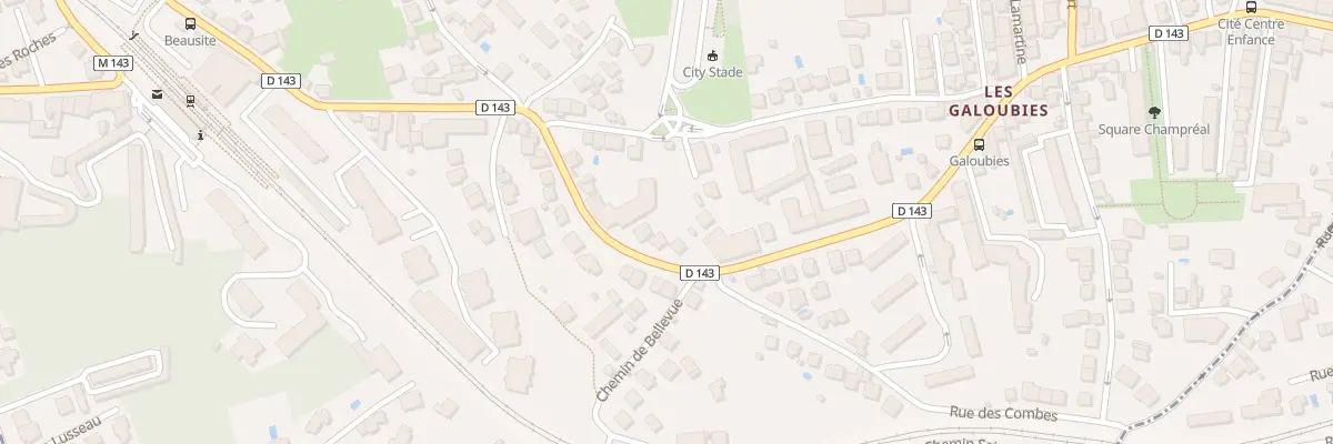Plan du 70 Bd Gambetta à Chamalières