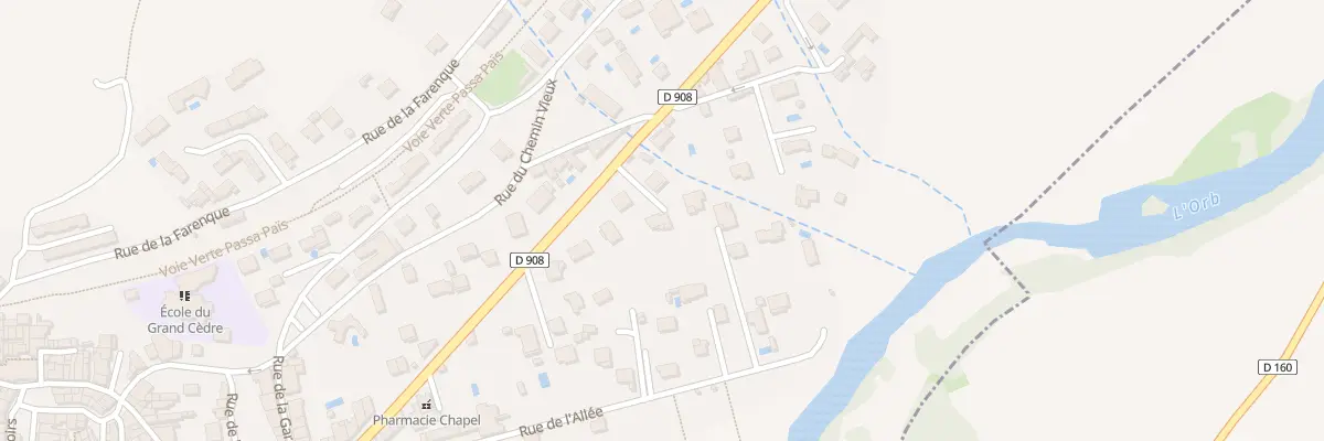 Plan du 28T Rue des Pountils au Poujol-sur-Orb