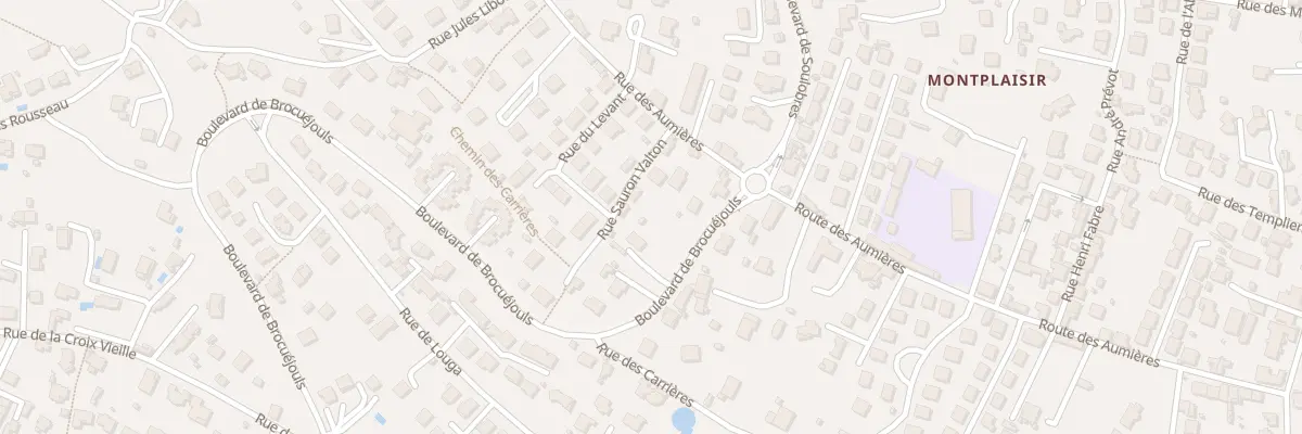 Plan du 65 Rue Sauron Valton à Millau