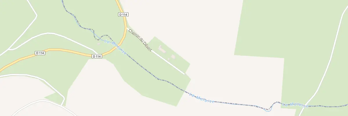 Plan du 3 Che du Desert à Bitry