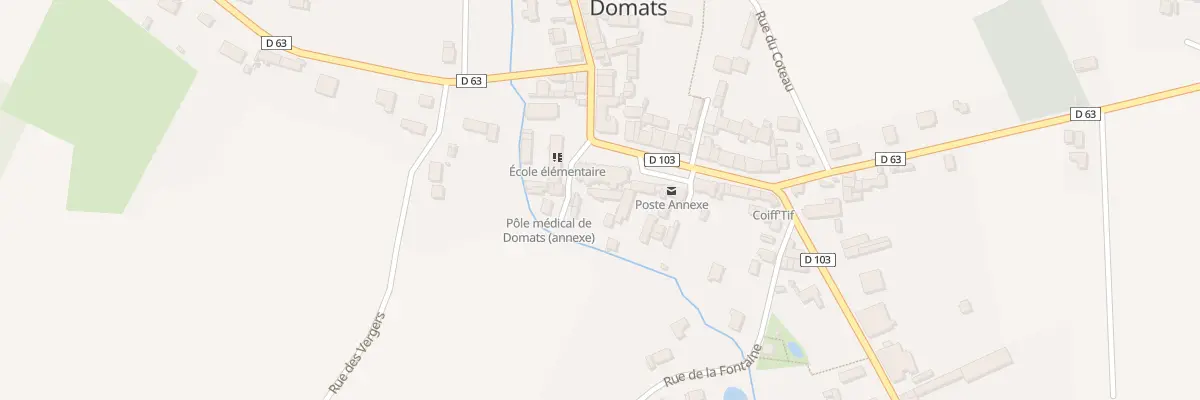 Plan du 12 Pl de l’Eglise à Domats