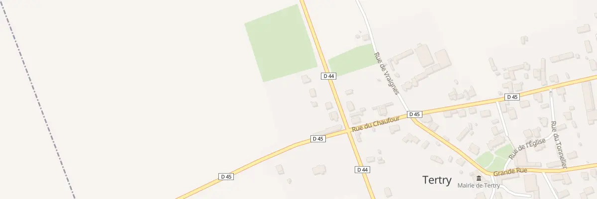 Plan du 4 Rte de Peronne à Tertry