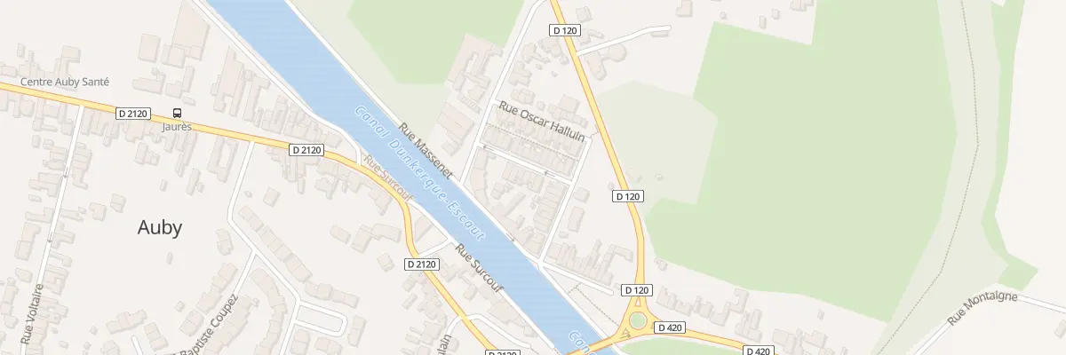 Plan du 18 Rue Alphonse d’Ennetiere à Auby