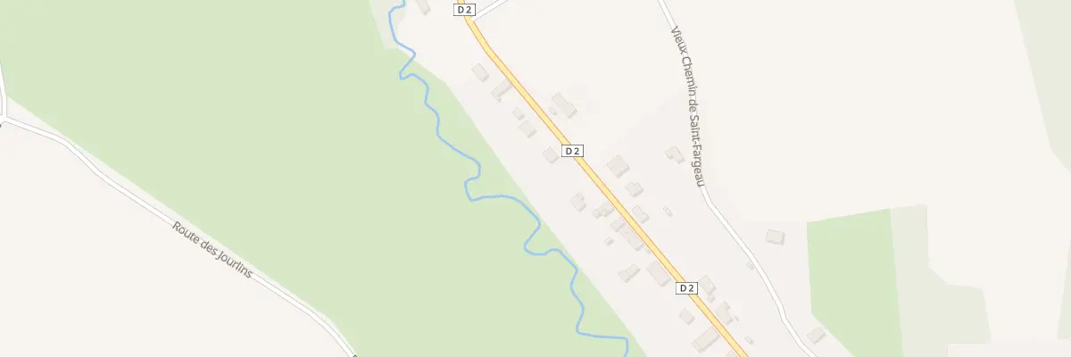 Plan du 51 Rte de Saint Fargeau à Saint-Amand-en-Puisaye