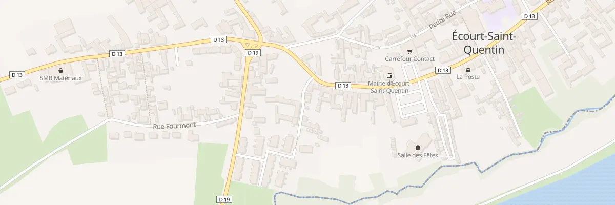 Plan du 14 Rue Henri Barbusse à Écourt-Saint-Quentin