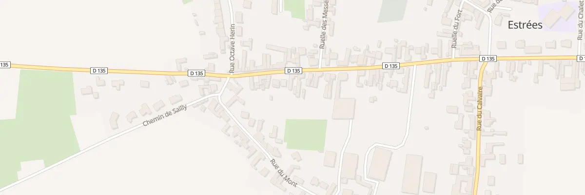 Plan du 63 Rue du General de Gaulle à Estrées