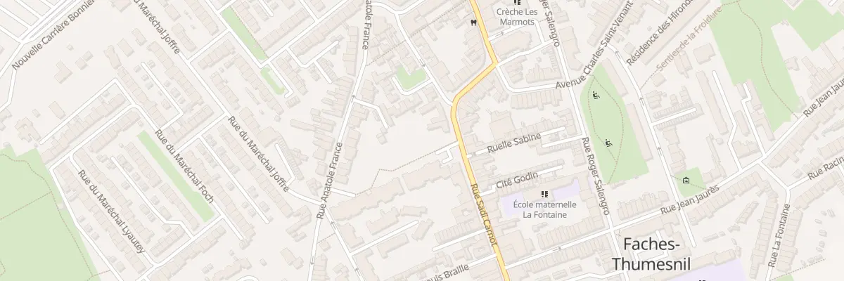 Plan du 114 Rue Carnot à Faches-Thumesnil