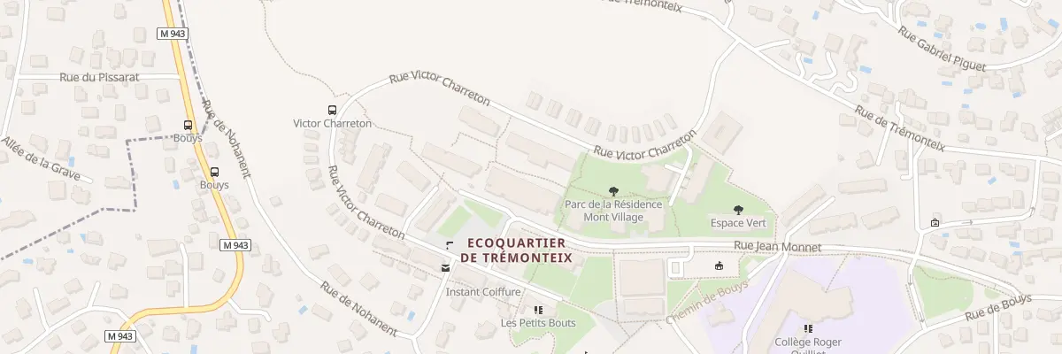Plan du 50 Rue Victor Charreton à Clermont-Ferrand